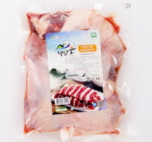 토종 청둥유황오리 청둥완포1kg 오리수육 가슴살스테이크 오리농장