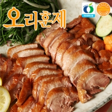 오리훈제 훈제오리 지리산놀다온 오리 한마리통째로 무뼈 훈제 *10마리