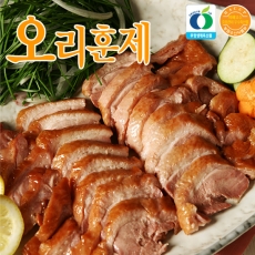 오리훈제 훈제오리 지리산놀다온 오리 한마리통째로 무뼈 훈제 *10마리