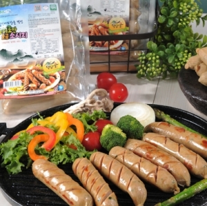 오리로만 울금 소시지 600g 유황오리 덕담골 얼쑤 오리소시지