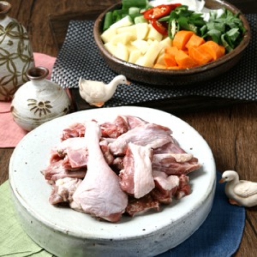 토종청둥 유황오리탕용, 볶음 용, 절단육(1.4kg)