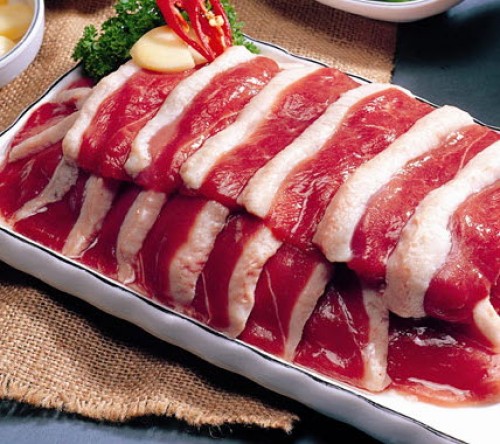 토종청둥 유황오리고기로스 소금구이 700g